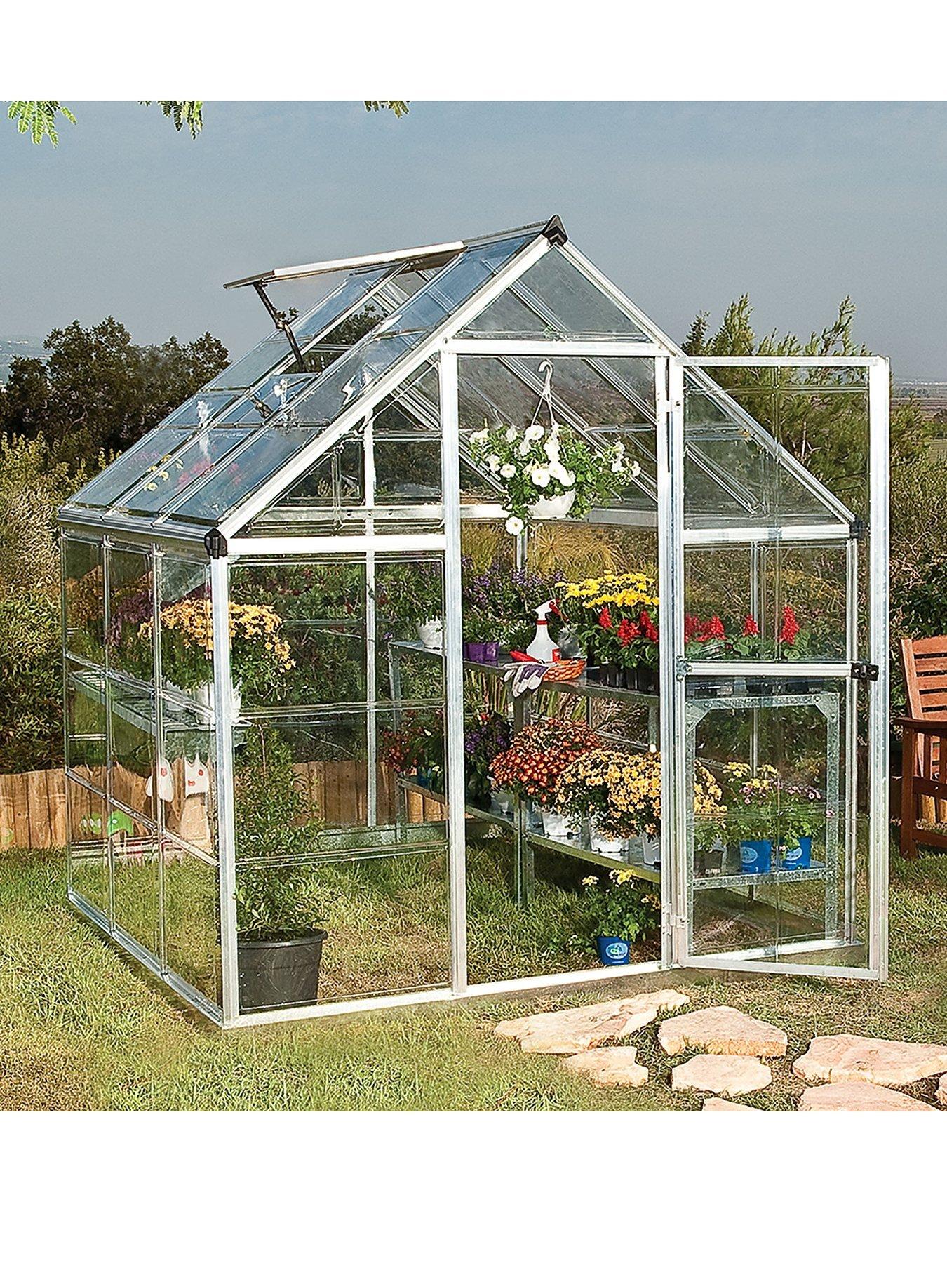 Canopia by Palram Harmony 6 x 6ft Greenhouse - Silver