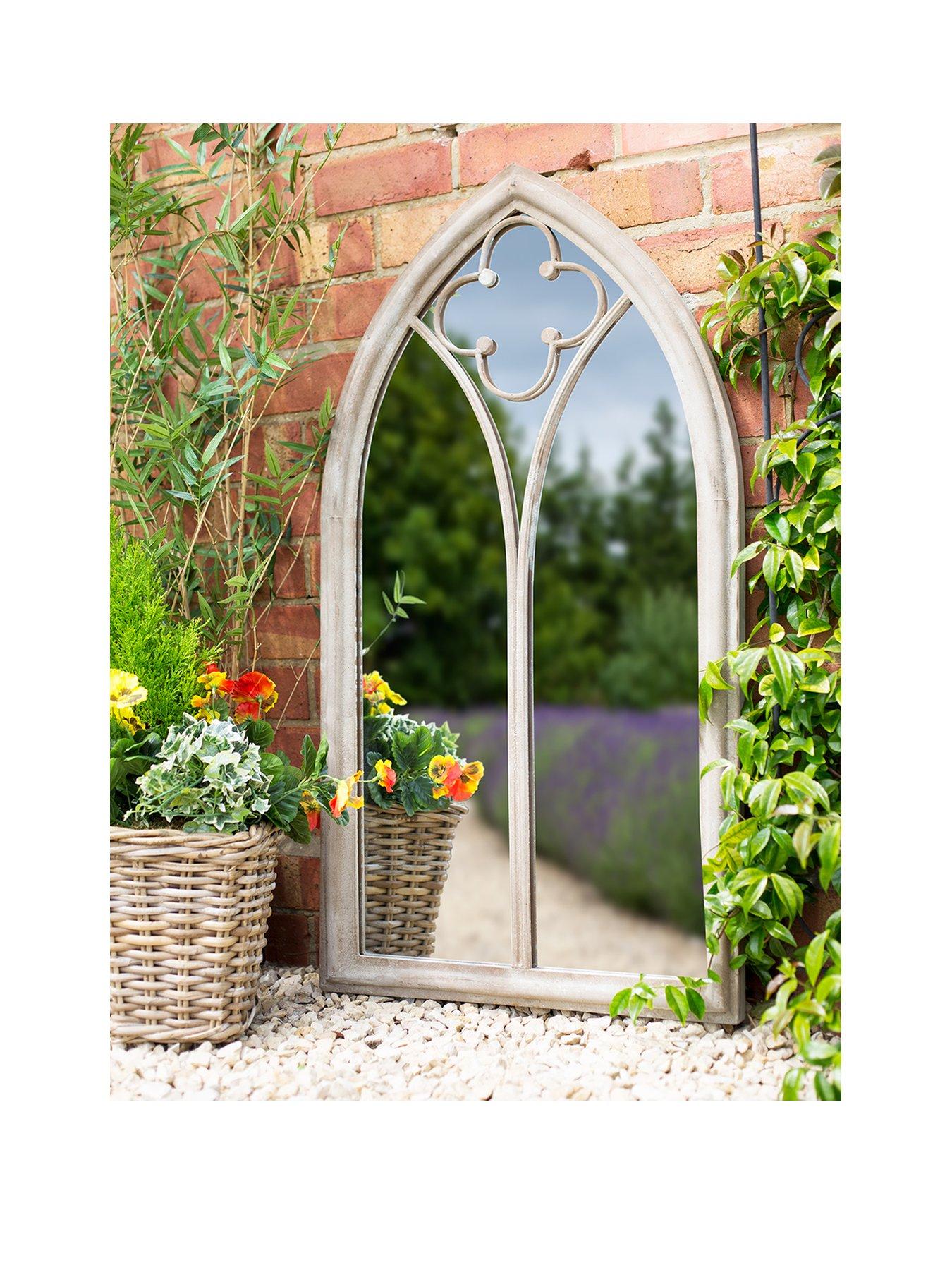 La Hacienda Cathedral Garden Mirror Very Co Uk