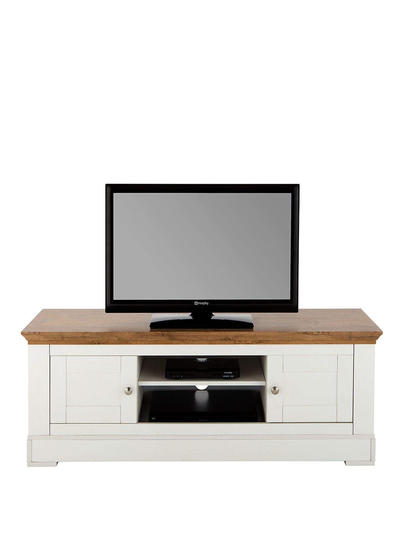 Very Home Wiltshire 2 Door TV Unit fits up to 50 inch TV very.co.uk