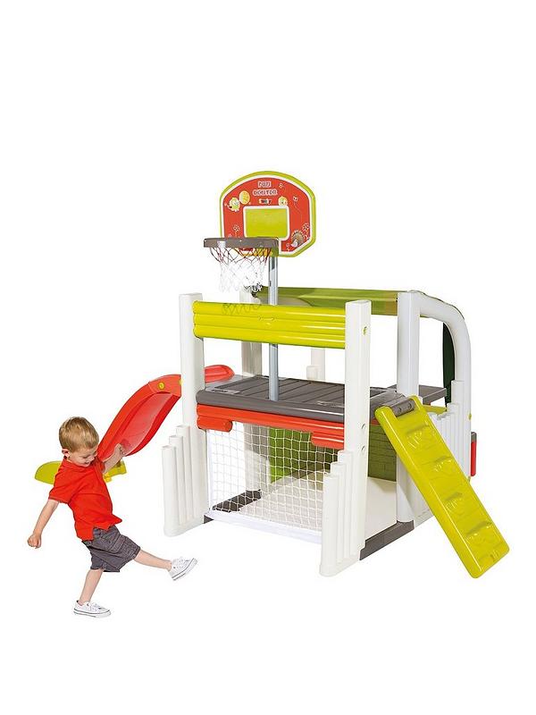 Image 1 of 6 of Smoby Fun Centre Playhouse with Slide