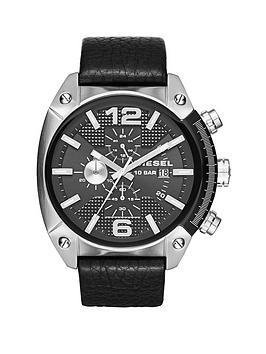 diesel-overflow-black-dial-and-stainless-steel-black-leather-strap-mens-watch diesel-overflow-black-dial-and-stainless-steel-black-leather-strap-mens-watch