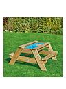 Image thumbnail 2 of 7 of TP Deluxe Wooden Picnic Table Sandpit