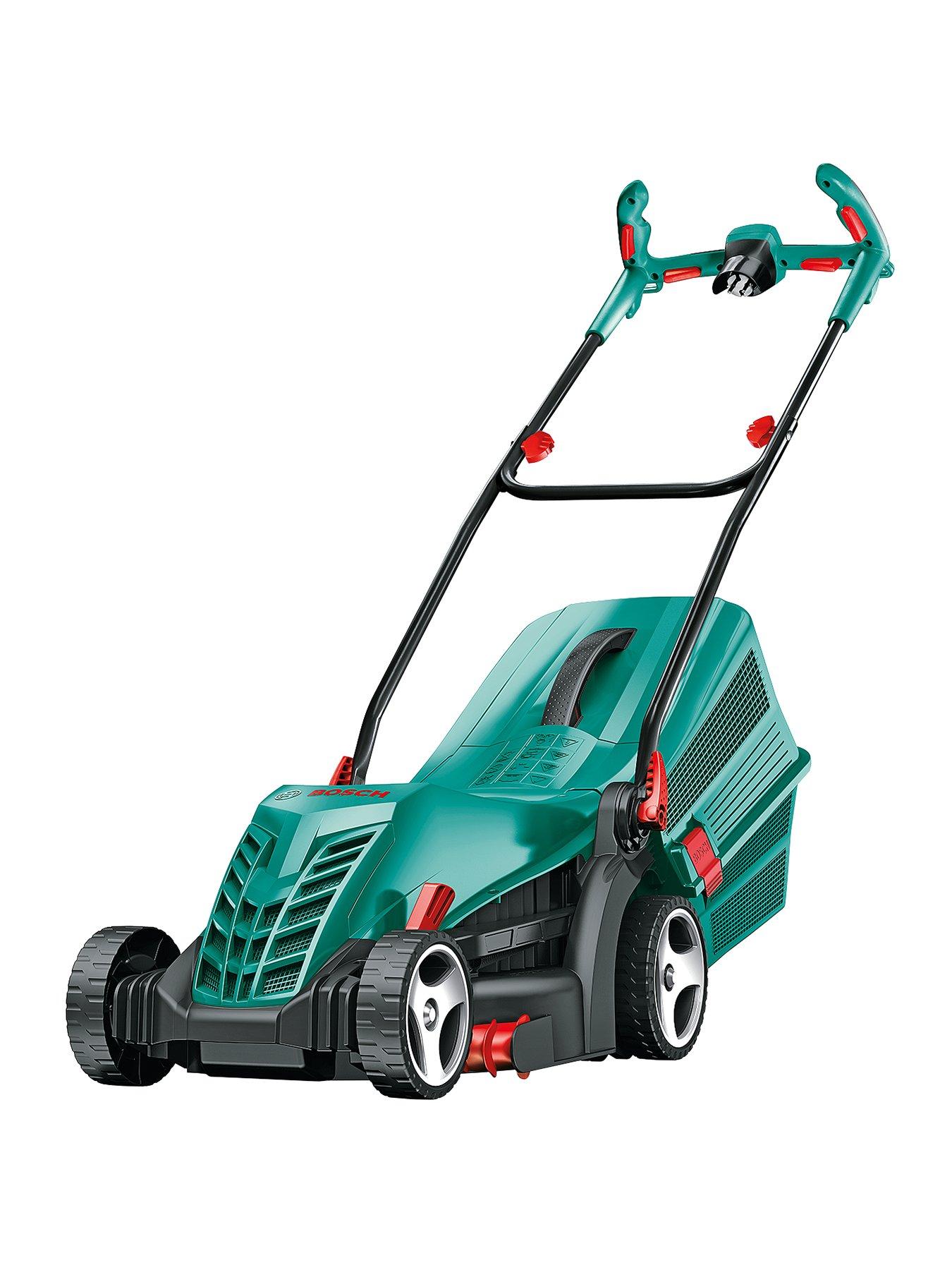 Bosch Rotak 34 R Corded Rotary Lawnmower 34cm Cutting Width Very