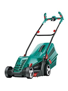 Product photograph of Bosch Rotak 36 R Corded Rotary Lawnmower from very.co.uk