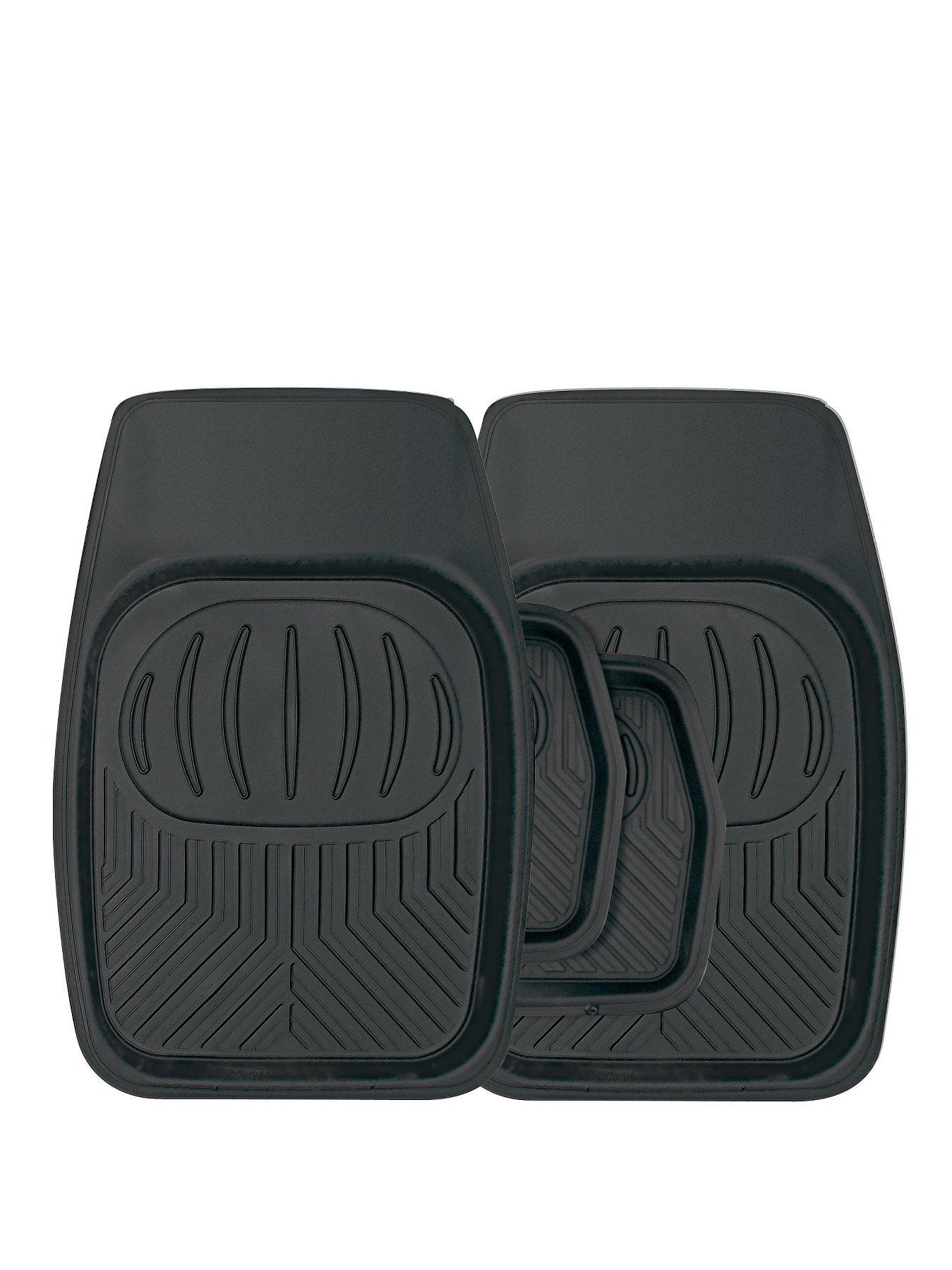 Product photograph of Streetwize Accessories Car Mat Set - Rubber from very.co.uk