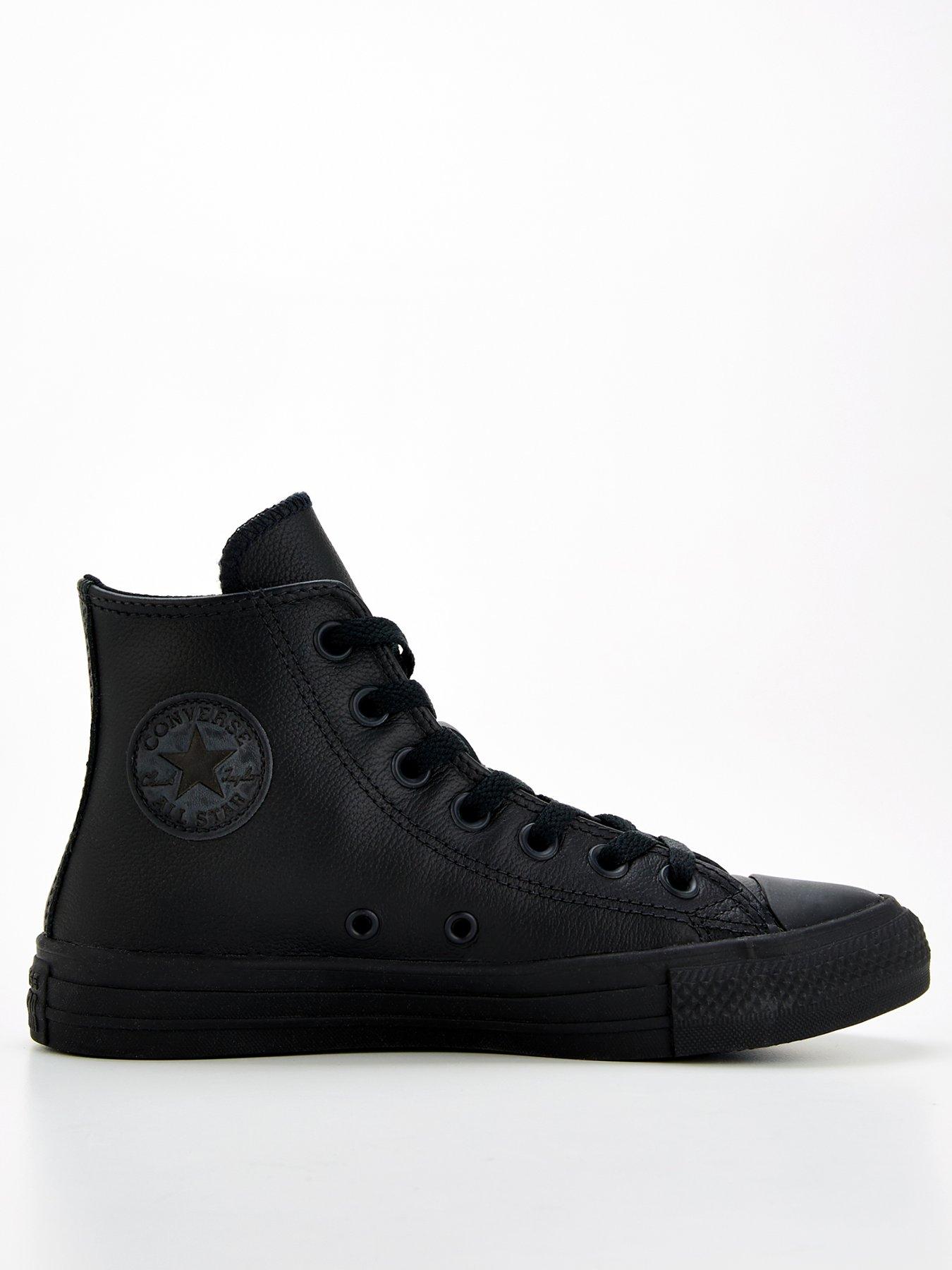 Black hi top converse size 5 online