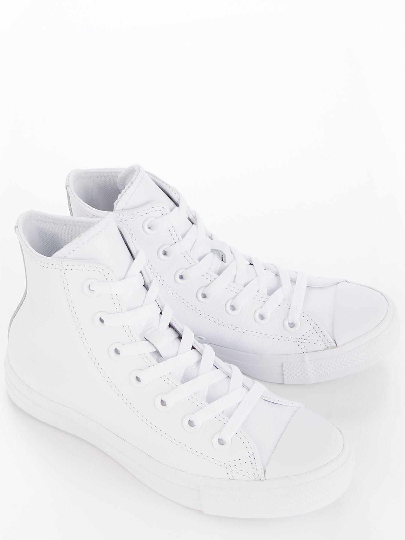 Nike all outlet white converse