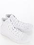  image of converse-unisexnbspleather-hi-trainers-white