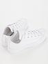  image of converse-unisex-leather-ox-trainers-white