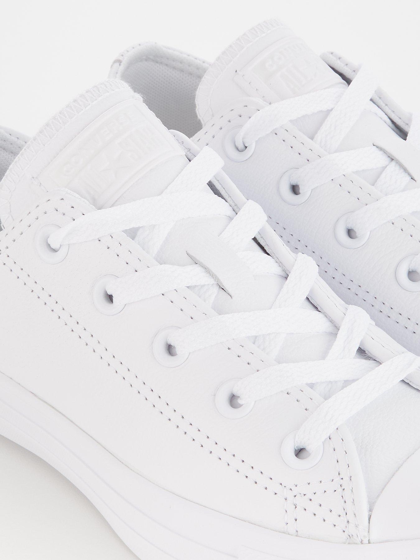 Office white leather converse online