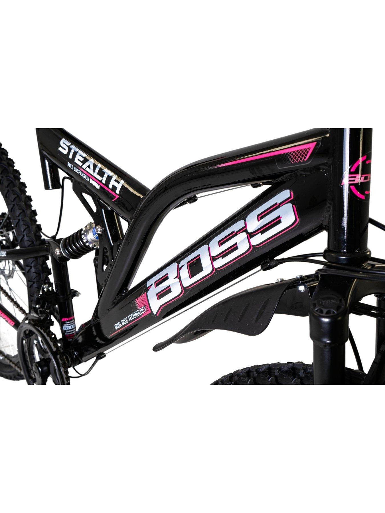 Boss Cycles Stealth Full Suspension Ladies Bike 18 inch Frame Very