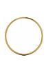  image of love-gold-9-carat-yellow-gold-d-shaped-wedding-band-3mm-with-option-of-engraved-message