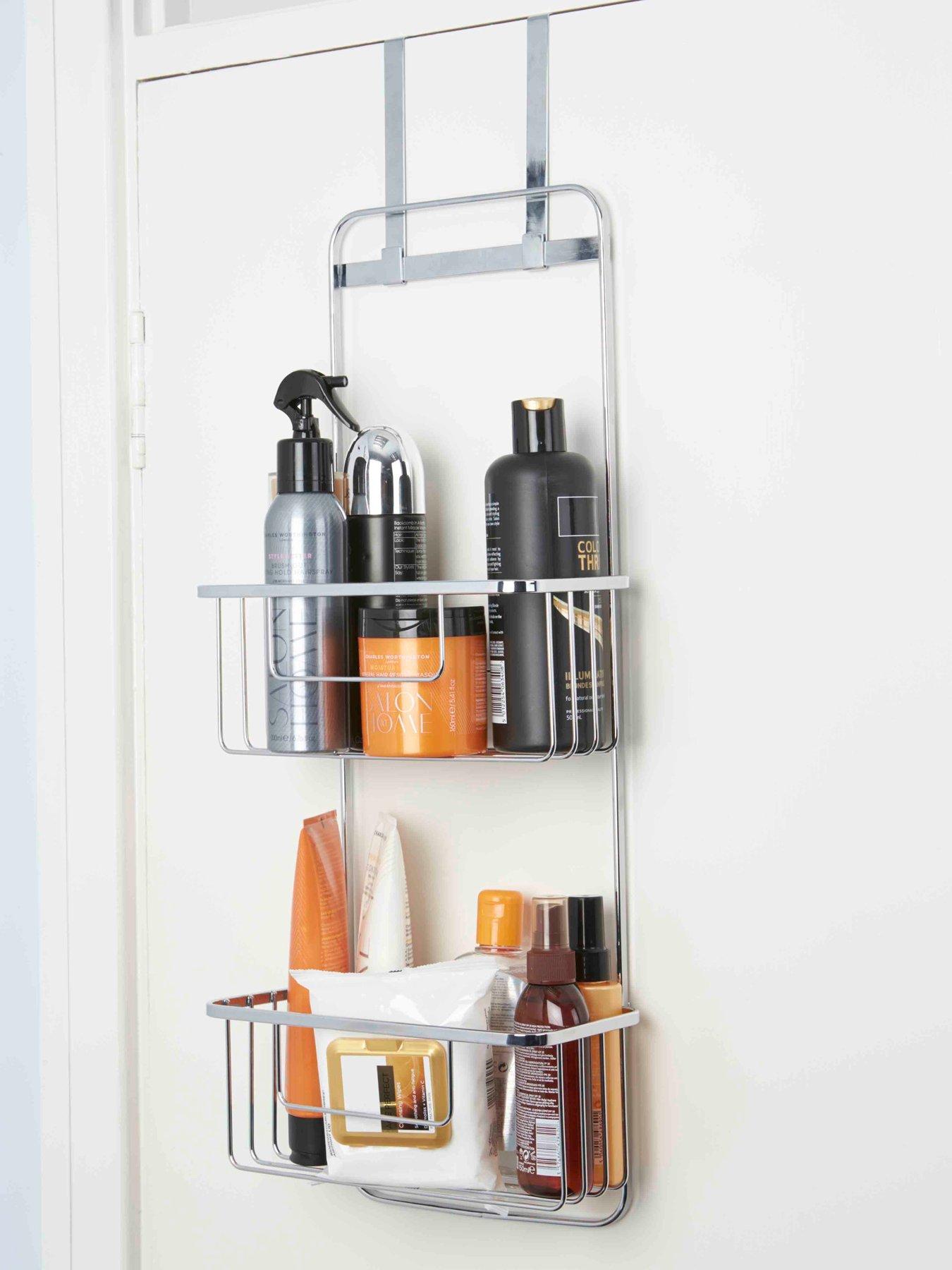 undefined Hook Over Door Double Storage Basket