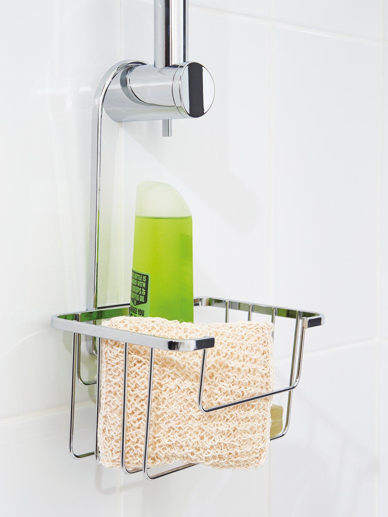Image 2 of 2 of Croydex Shower Riser Rail Hook Over Caddy