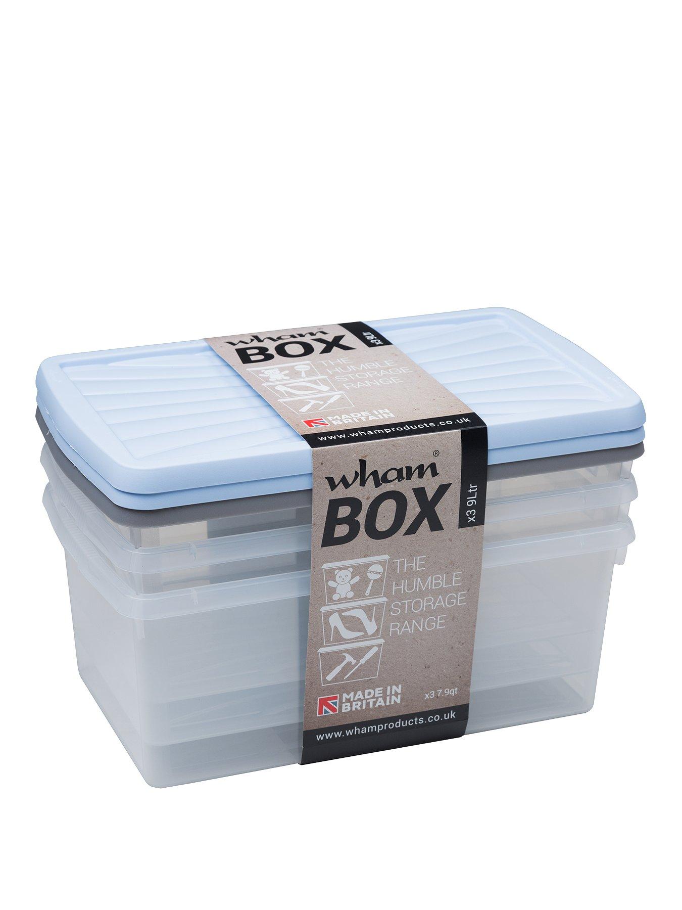 plastic storage box set