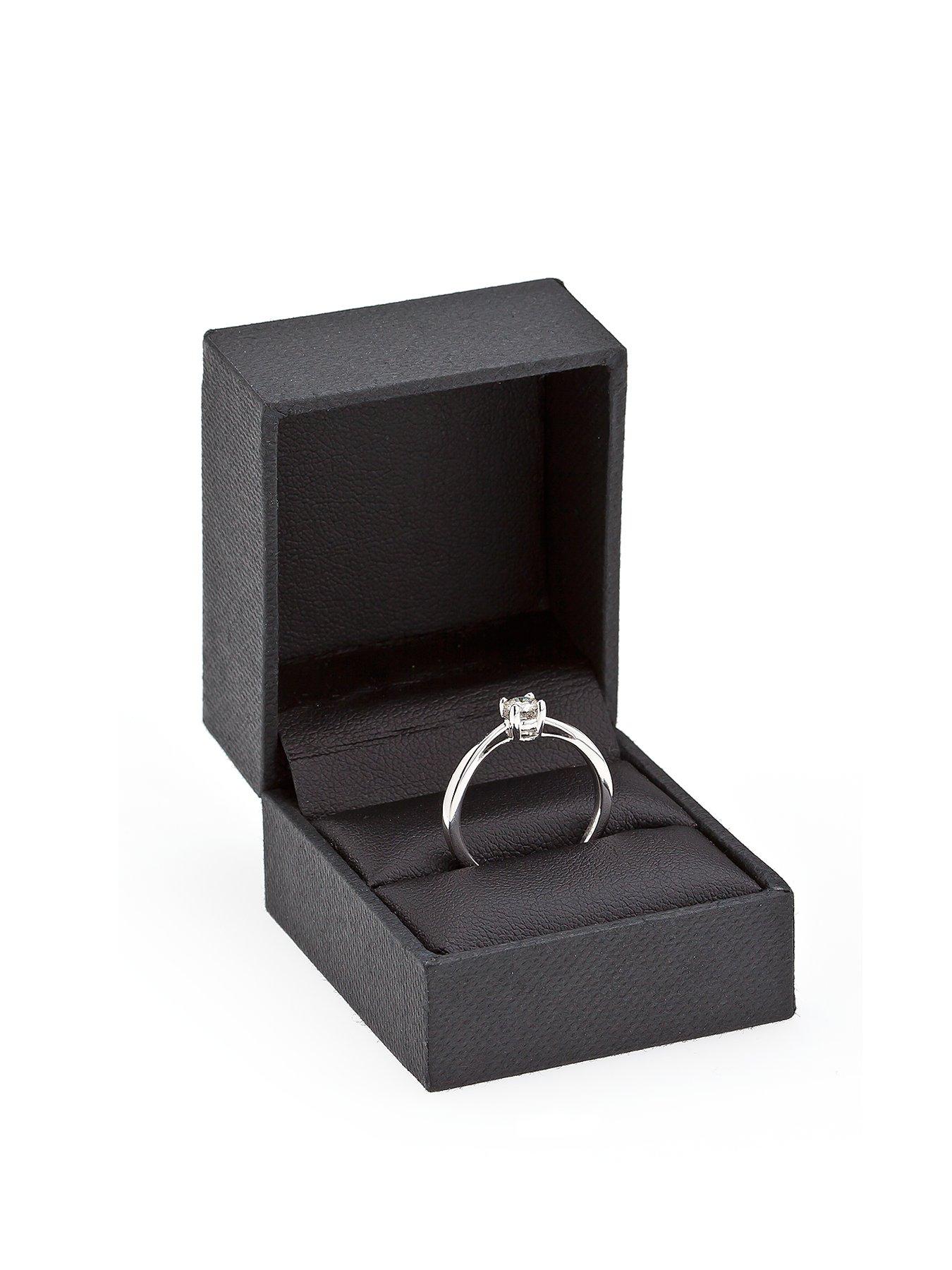 Image 7 of 7 of Love DIAMOND 9ct Gold 25 Point Diamond Solitaire Ring