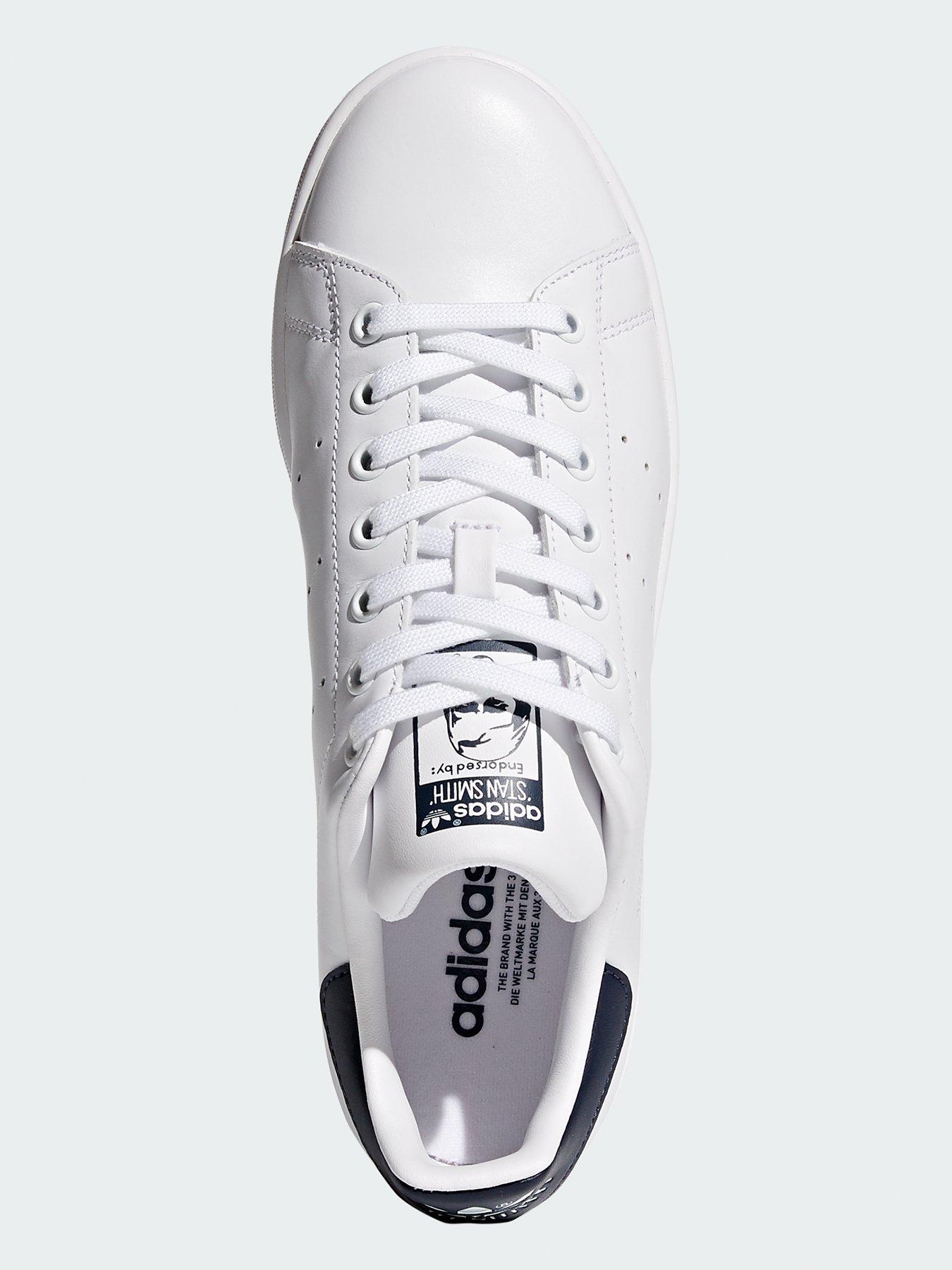 stan smith white navy