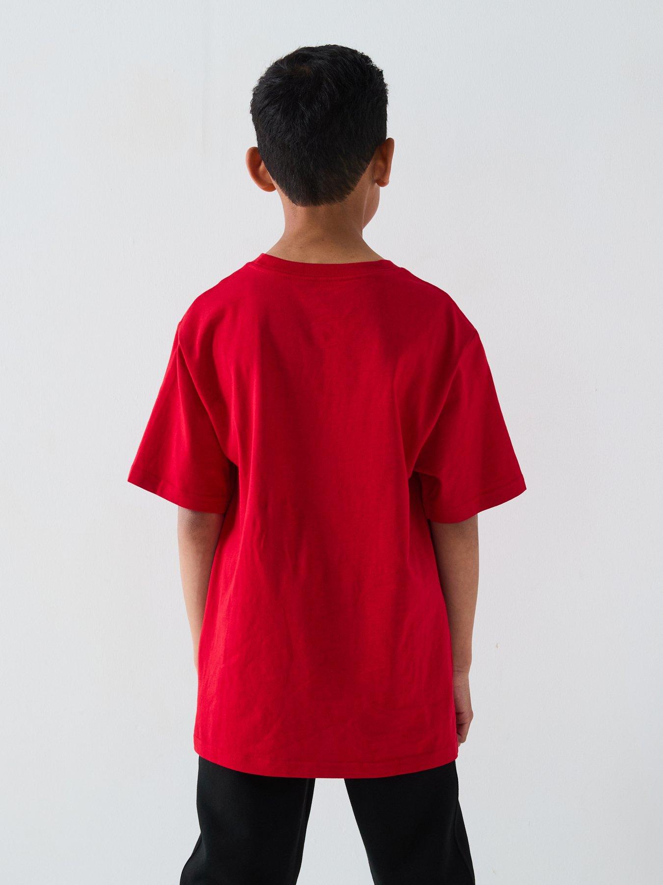 Image 2 of 4 of Polo Ralph Lauren Boys Short Sleeve Classic Logo T-shirt - Red