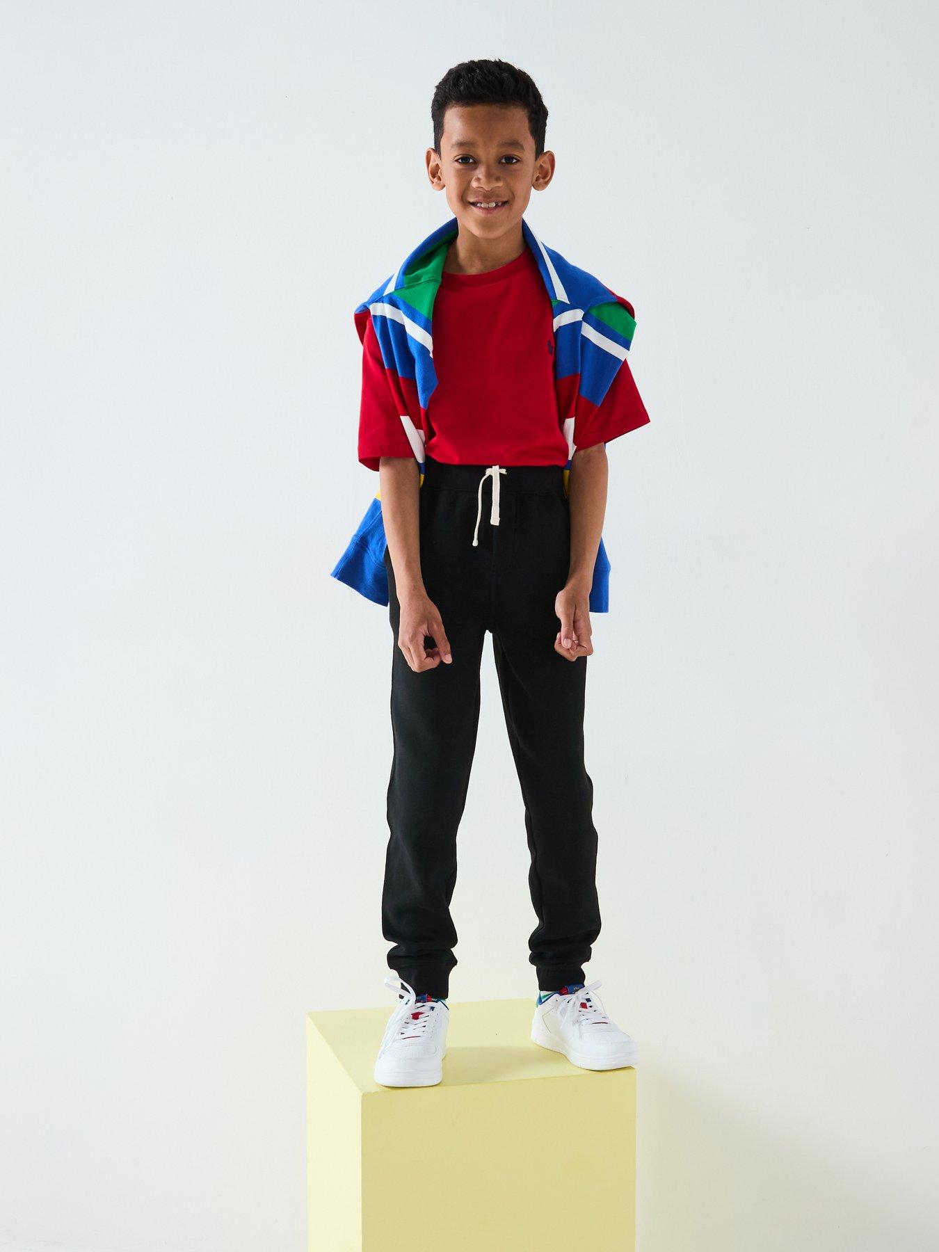 Image 3 of 4 of Polo Ralph Lauren Boys Short Sleeve Classic Logo T-shirt - Red
