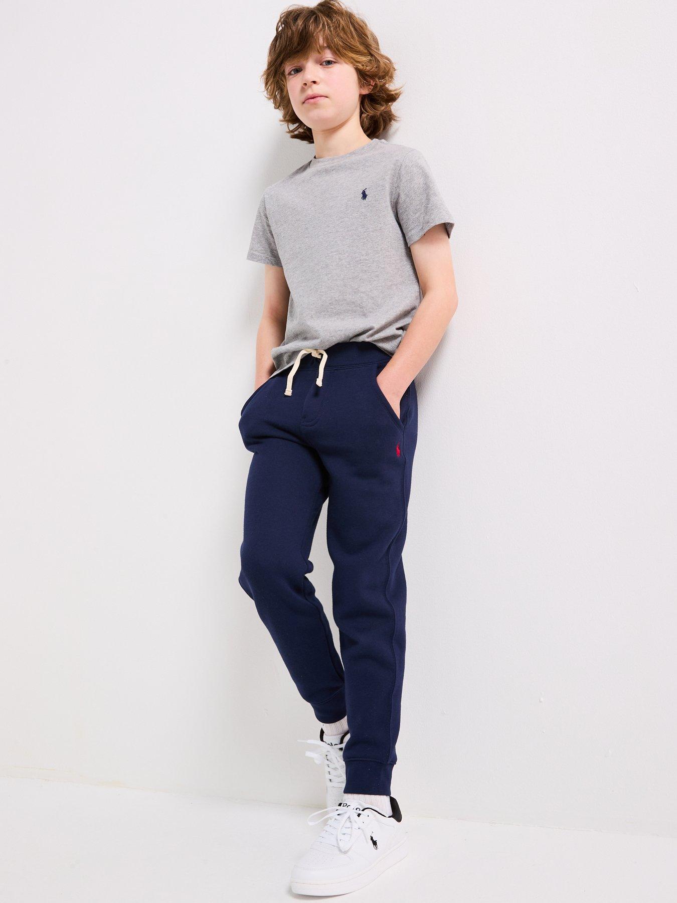 Image 2 of 6 of Polo Ralph Lauren Boys Classic Pony Logo T-Shirt - Grey Marl