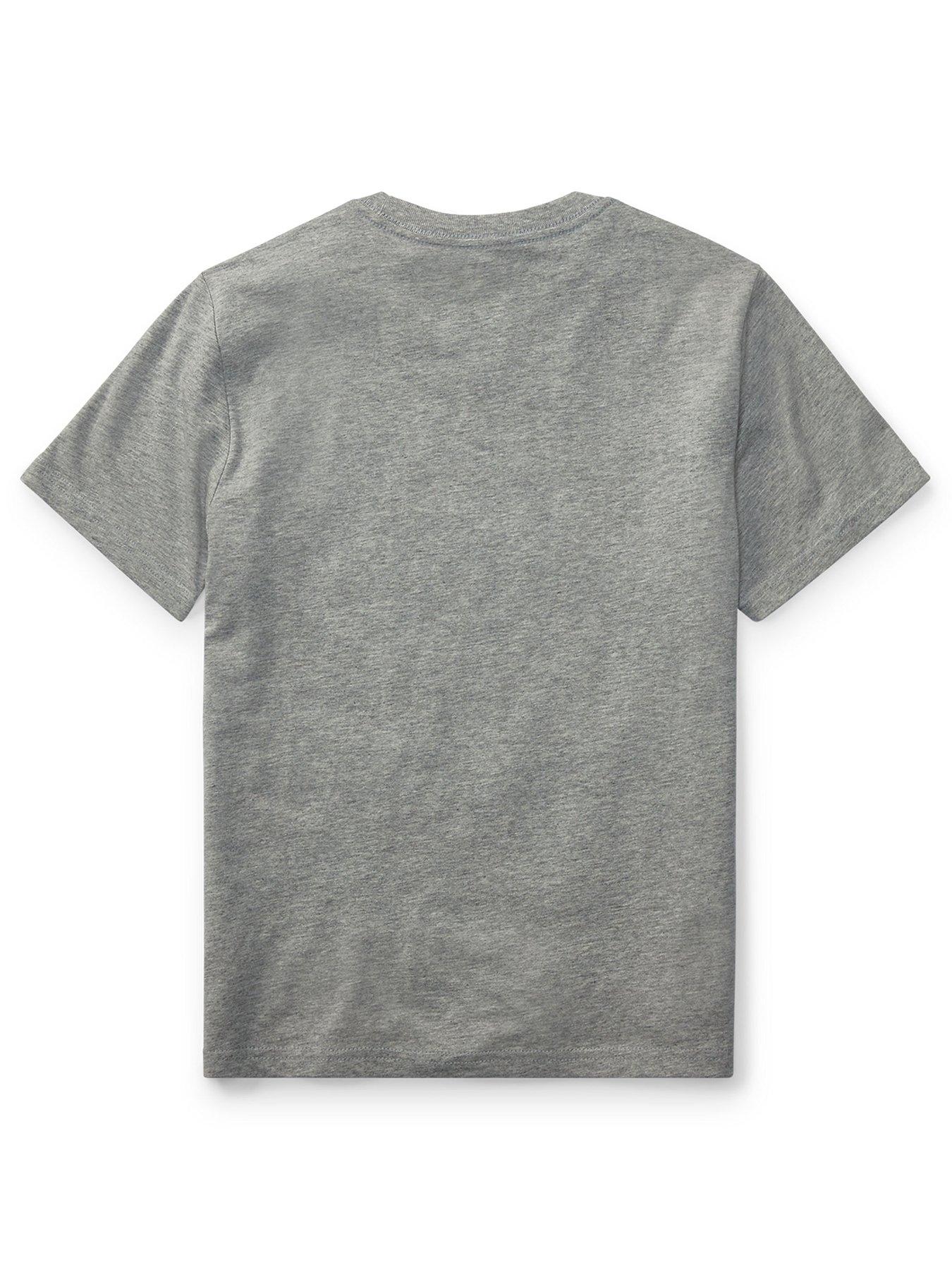 Polo ralph lauren t shirt grey hotsell