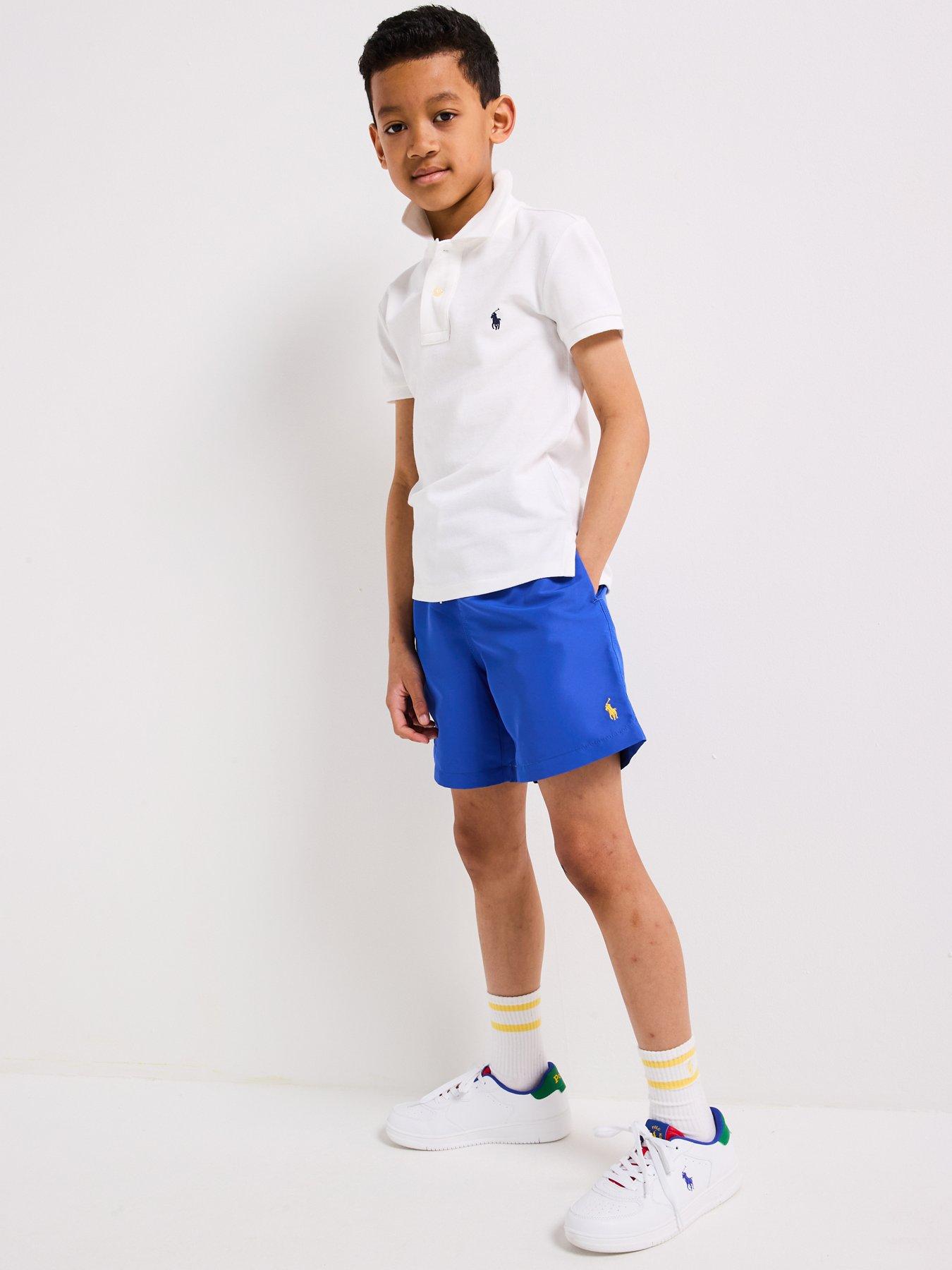 Image 2 of 6 of Polo Ralph Lauren Boys Classic Polo Shirt - White