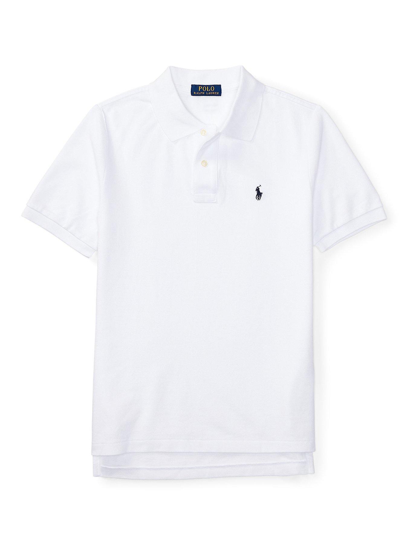 Image 5 of 6 of Polo Ralph Lauren Boys Classic Polo Shirt - White