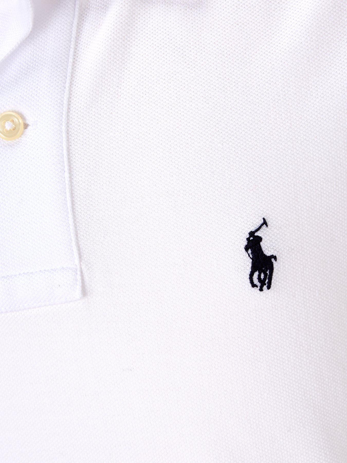 Boys white ralph on sale lauren polo shirt