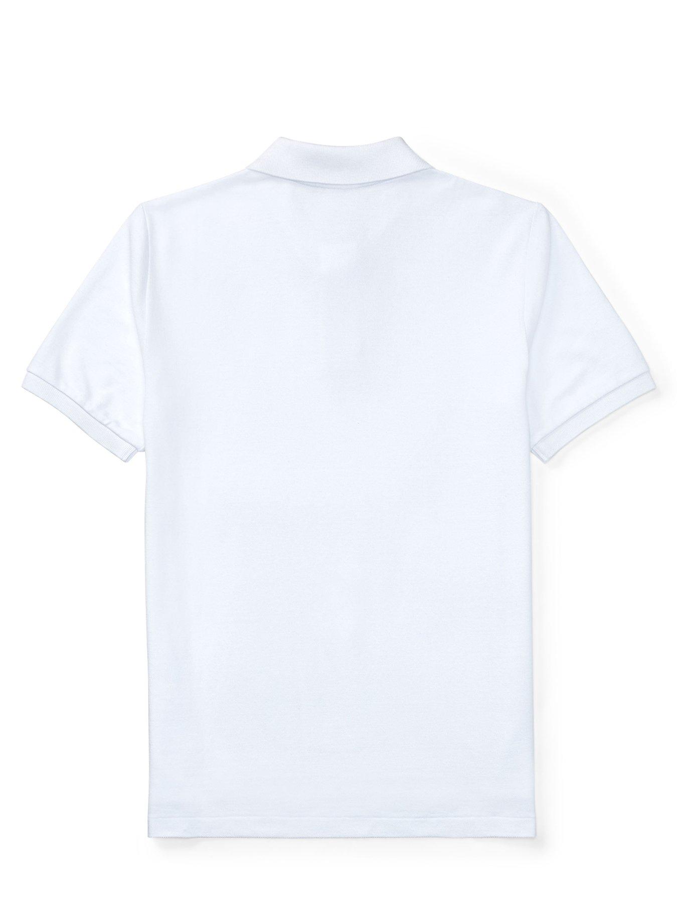 Image 6 of 6 of Polo Ralph Lauren Boys Classic Polo Shirt - White