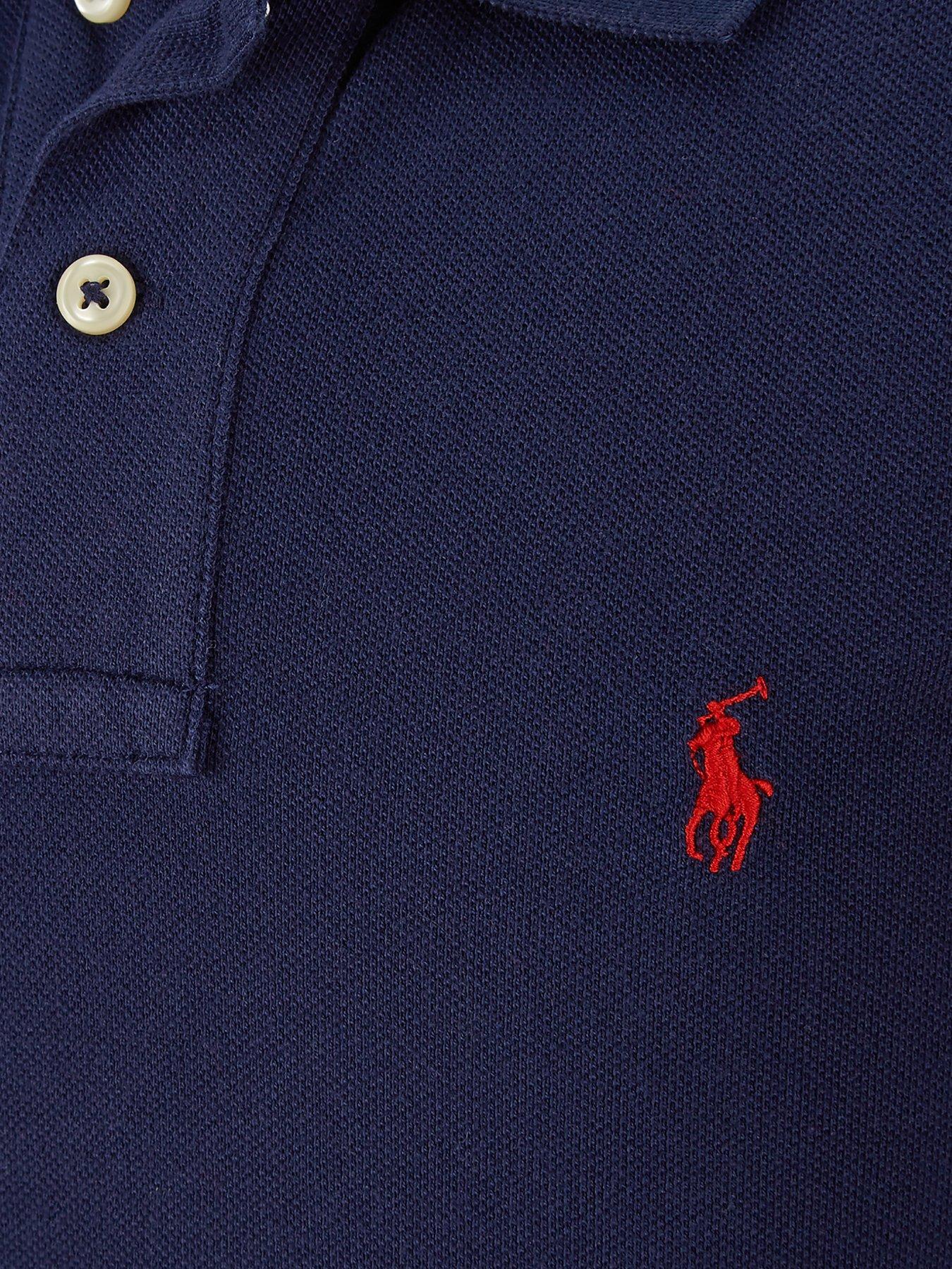 Ralph Lauren Boys Classic Polo Shirt - French Navy | very.co.uk
