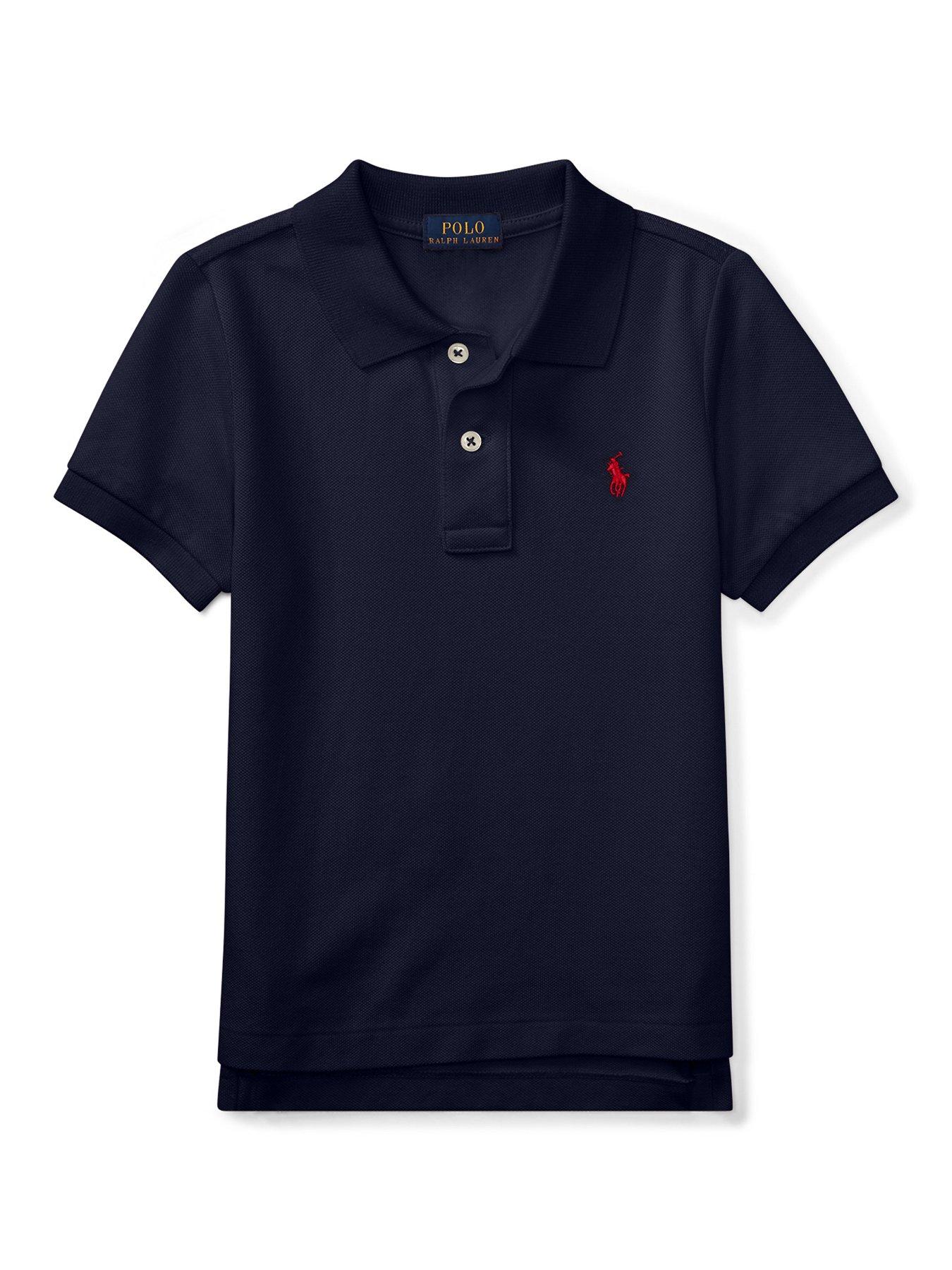 Image 5 of 6 of Polo Ralph Lauren Boys Classic Polo Shirt - French Navy