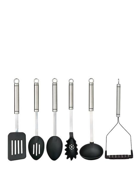 masterclass-professional-stainless-steel-kitchen-utensil-set-6-piece