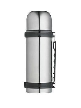 Product photograph of Masterclass Stainless Steel 1 Litre Vacuum Flask from very.co.uk