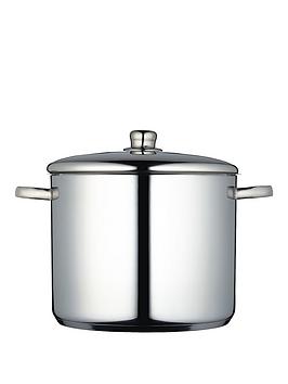 Product photograph of Masterclass 14-litre Stockpot - Stainless Steel from very.co.uk