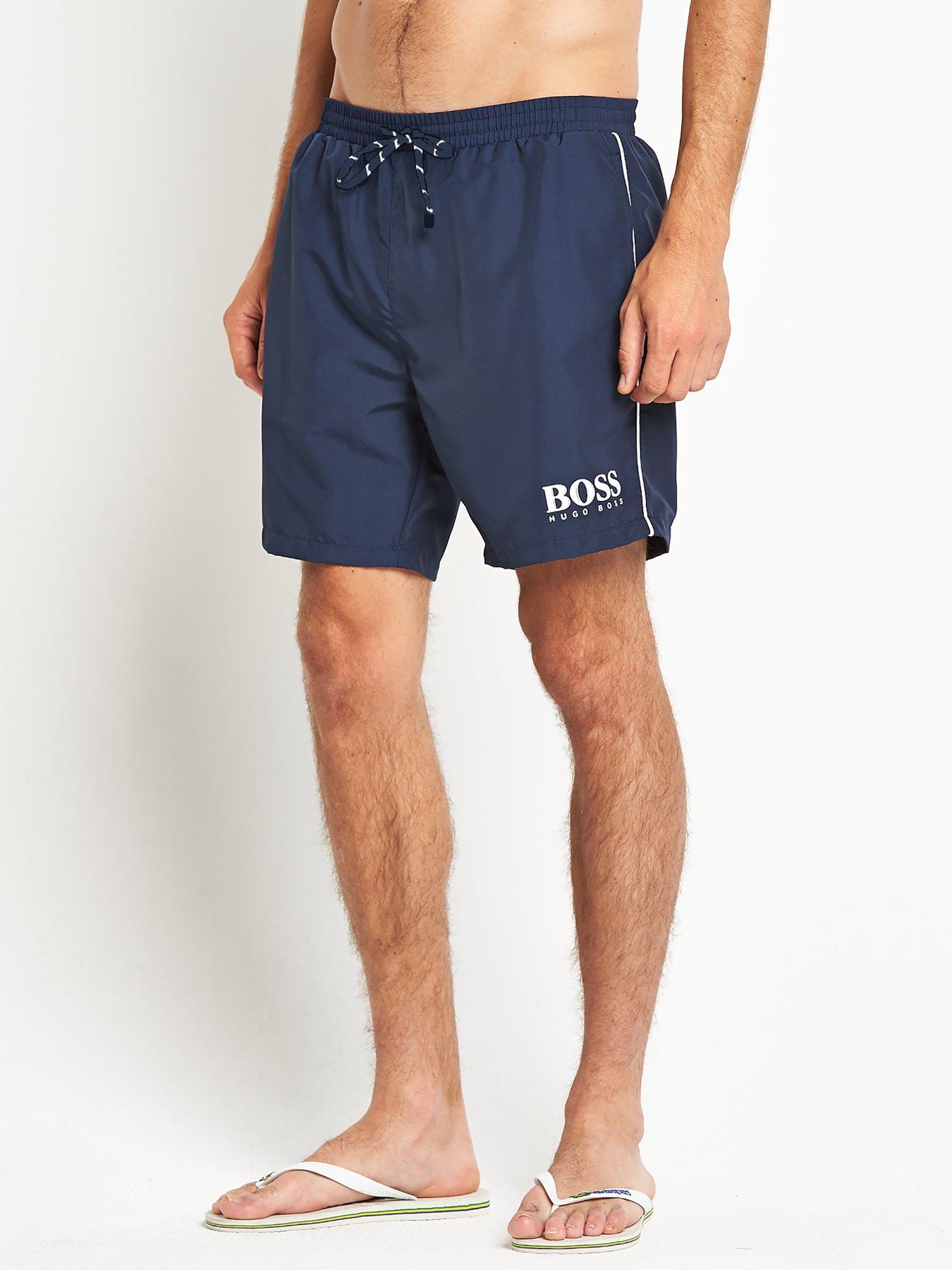 hugo boss swim shorts navy