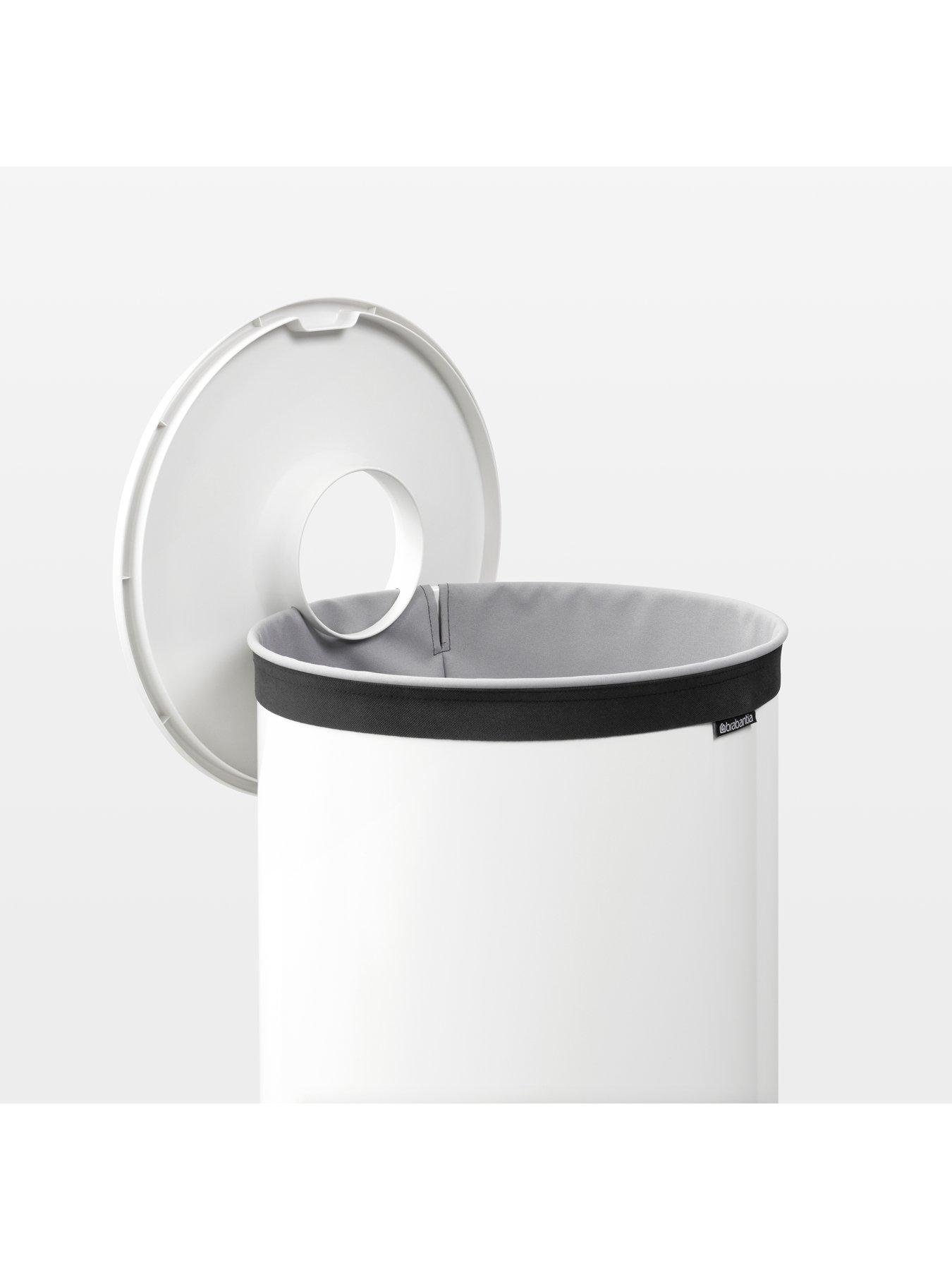 Brabantia Laundry Bin 60Litre with Removable Laundry Bag White