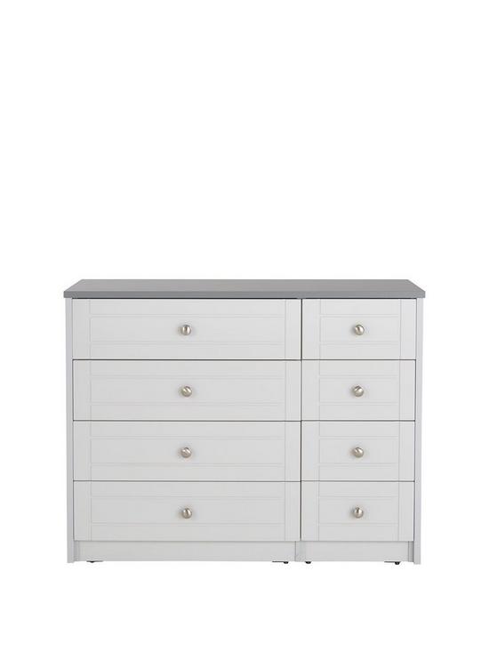 front image of one-call-alderley-ready-assembled-4-4-drawer-chest