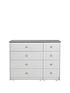  image of one-call-alderley-ready-assembled-4-4-drawer-chest