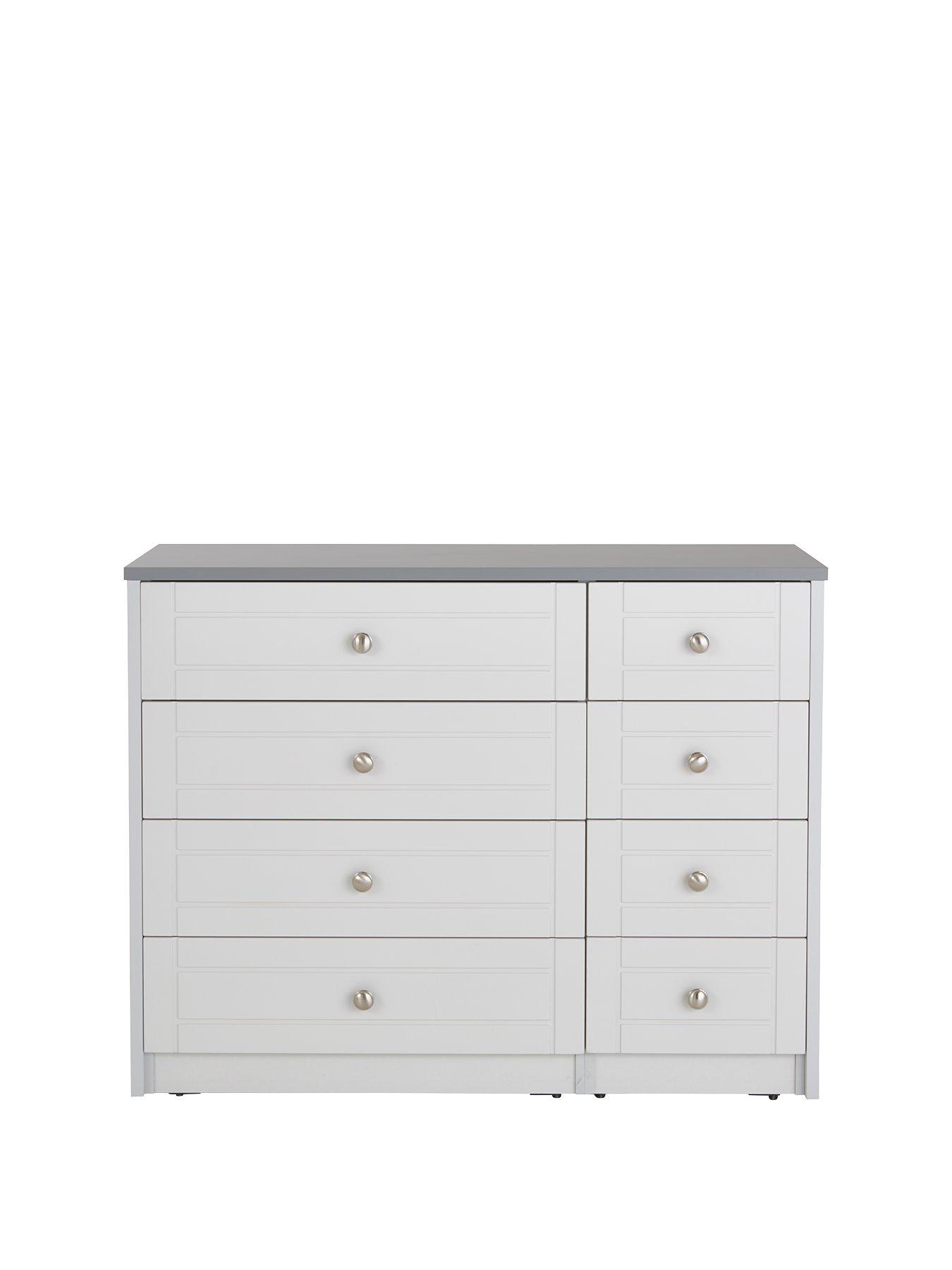 Alderley Ready Assembled 4 4 Drawer Chest Very Co Uk