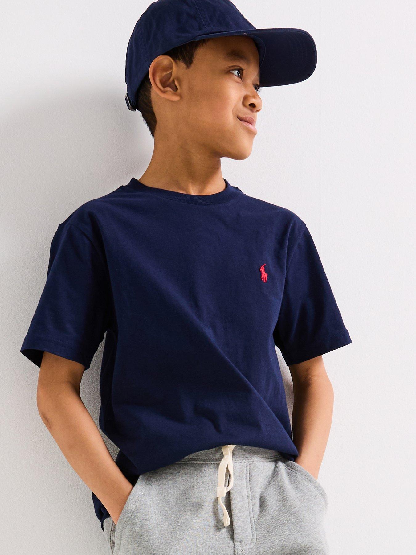 Polo Ralph Lauren Boys Classic Pony T-Shirt Navy Very