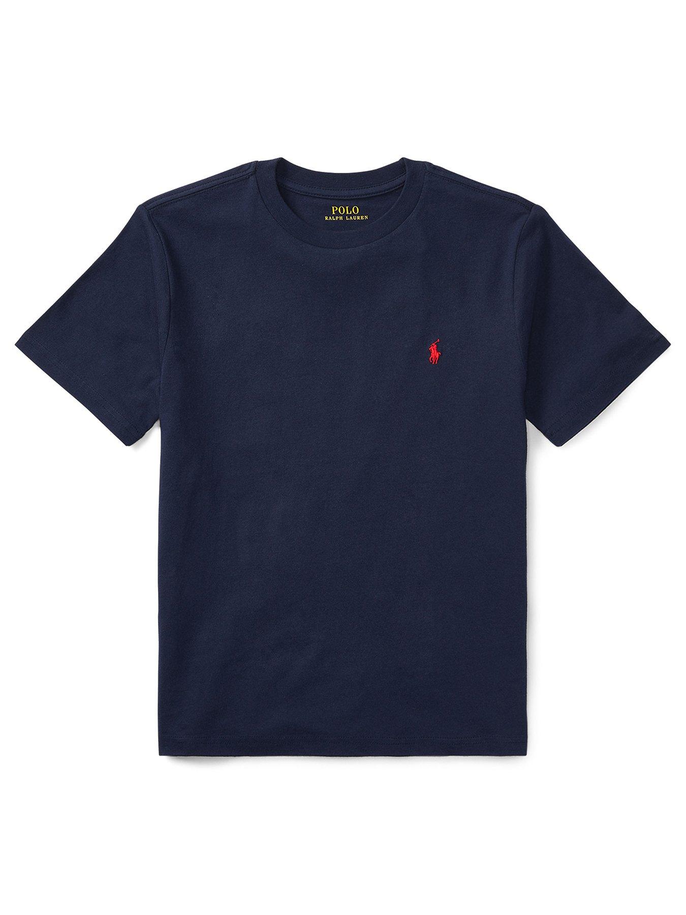polo ralph lauren boys classic pony t-shirt - navy