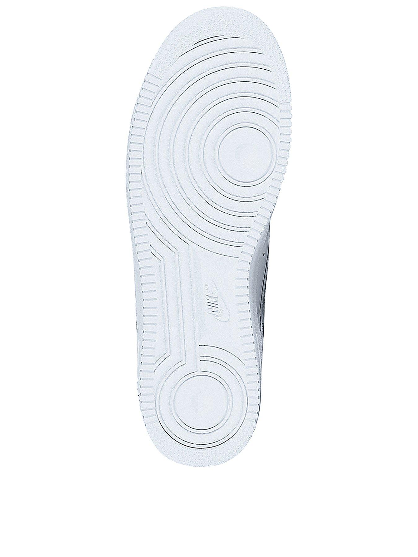 nike white & pl blue air force 1 07 3 trainers