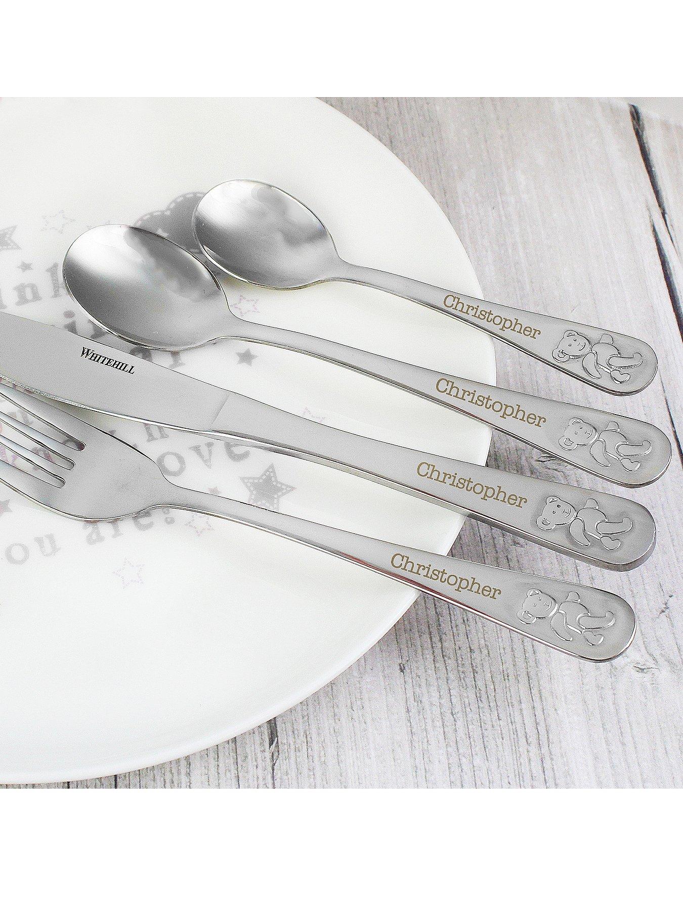 Personalised Teddy Cutlery Very Co Uk