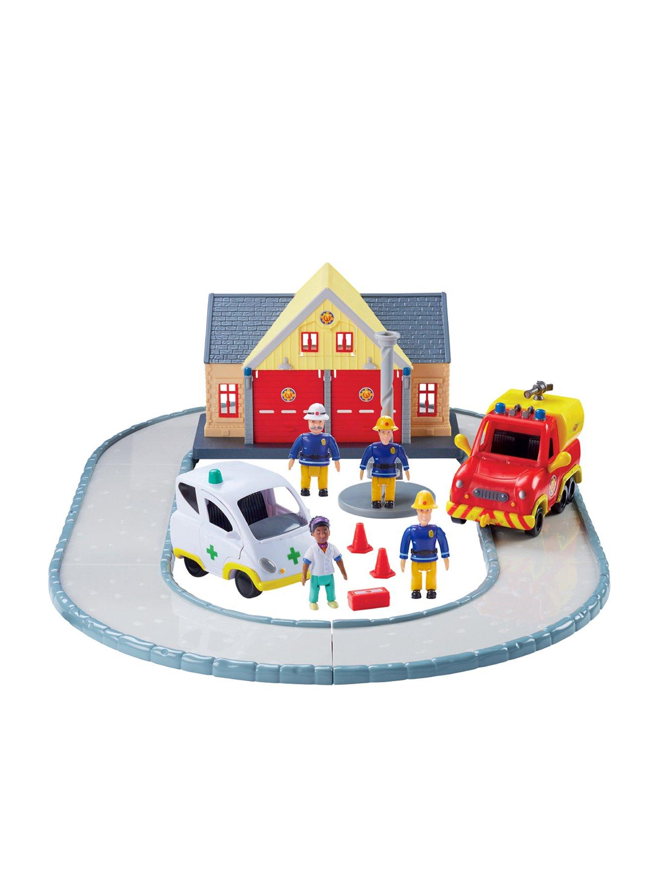 fireman sam rescue playset with helmet