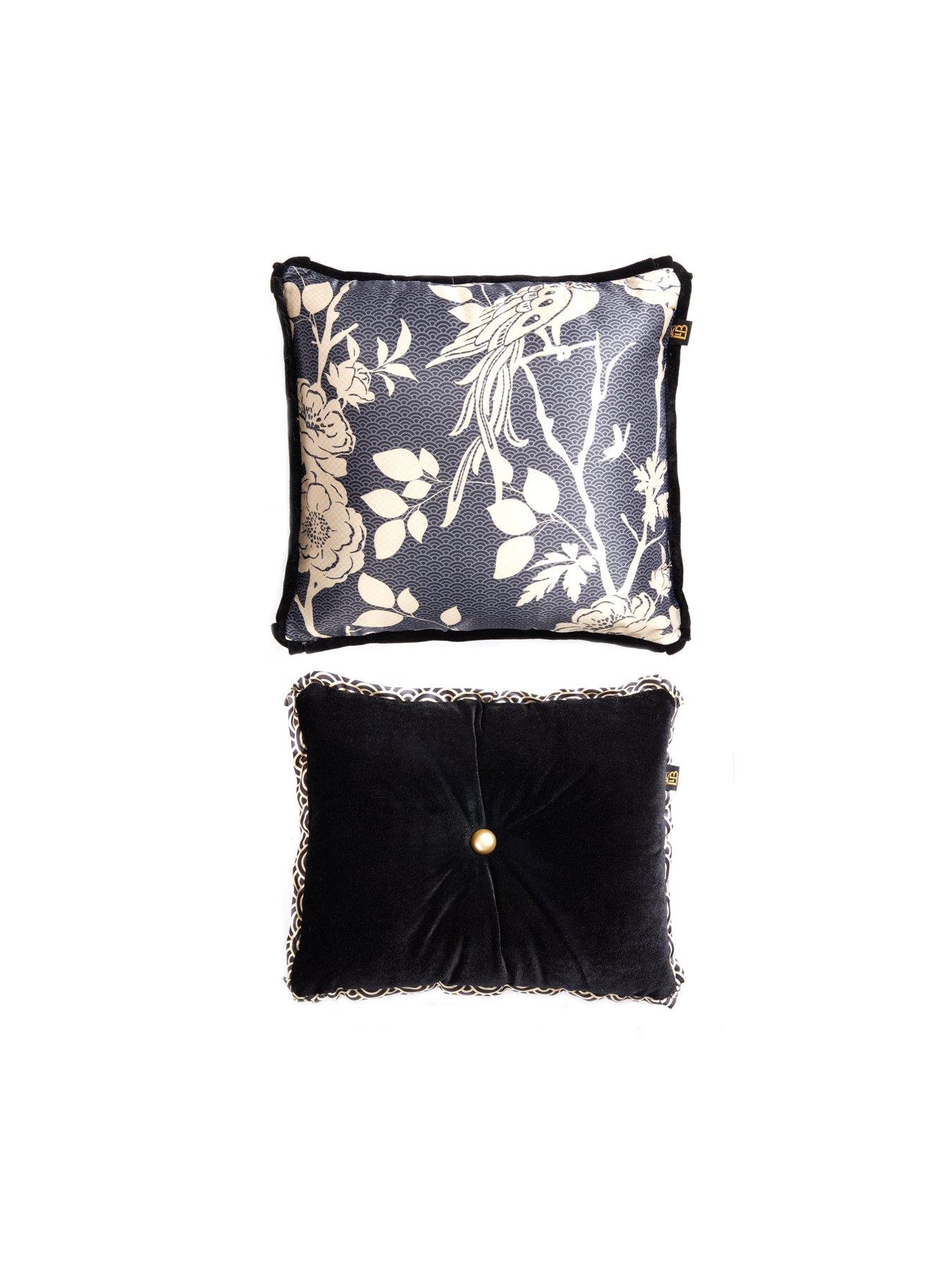 Product photograph of Laurence Llewelyn-bowen Royal Rose Garden Cushions Pair from very.co.uk