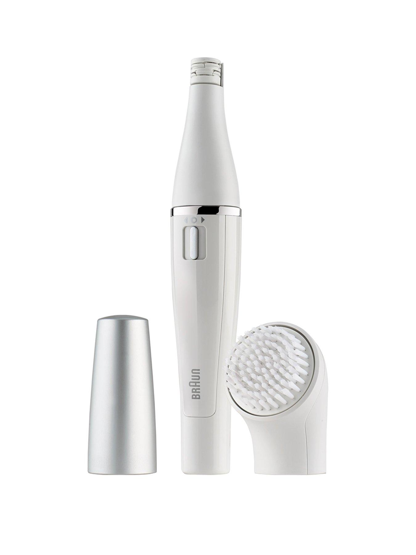 Braun Face 810 Facial Epilator and Facial Cleansing Brush plus Additional Battery