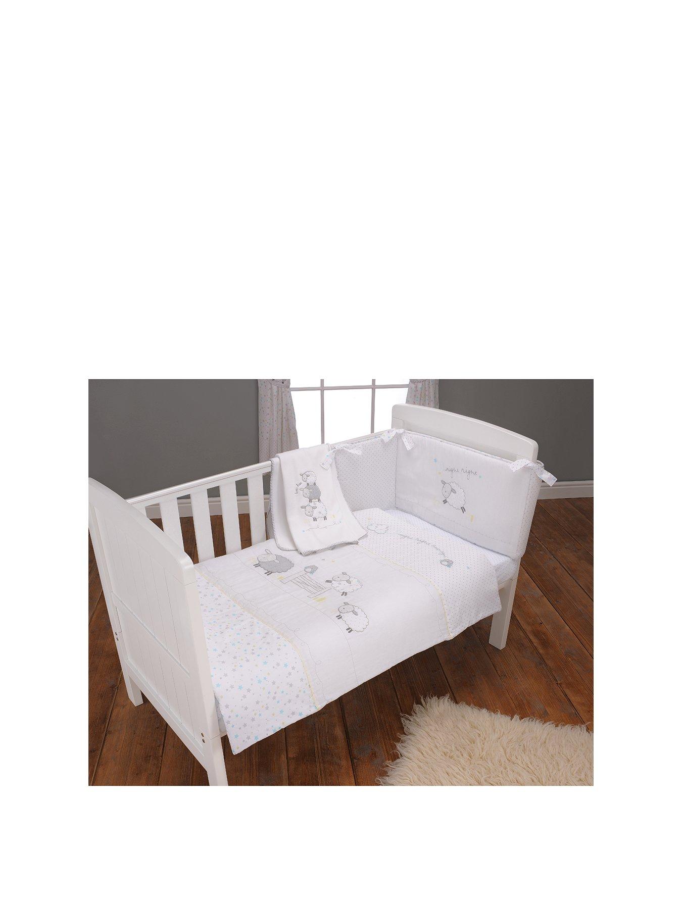 counting sheep cot bedding
