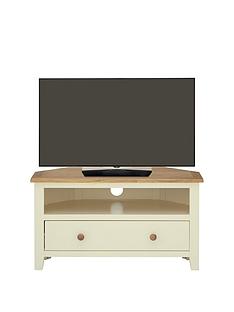 Luxe Collection - London Painted Ready Assembled Corner TV Unit - fits up to 40 inch TV
