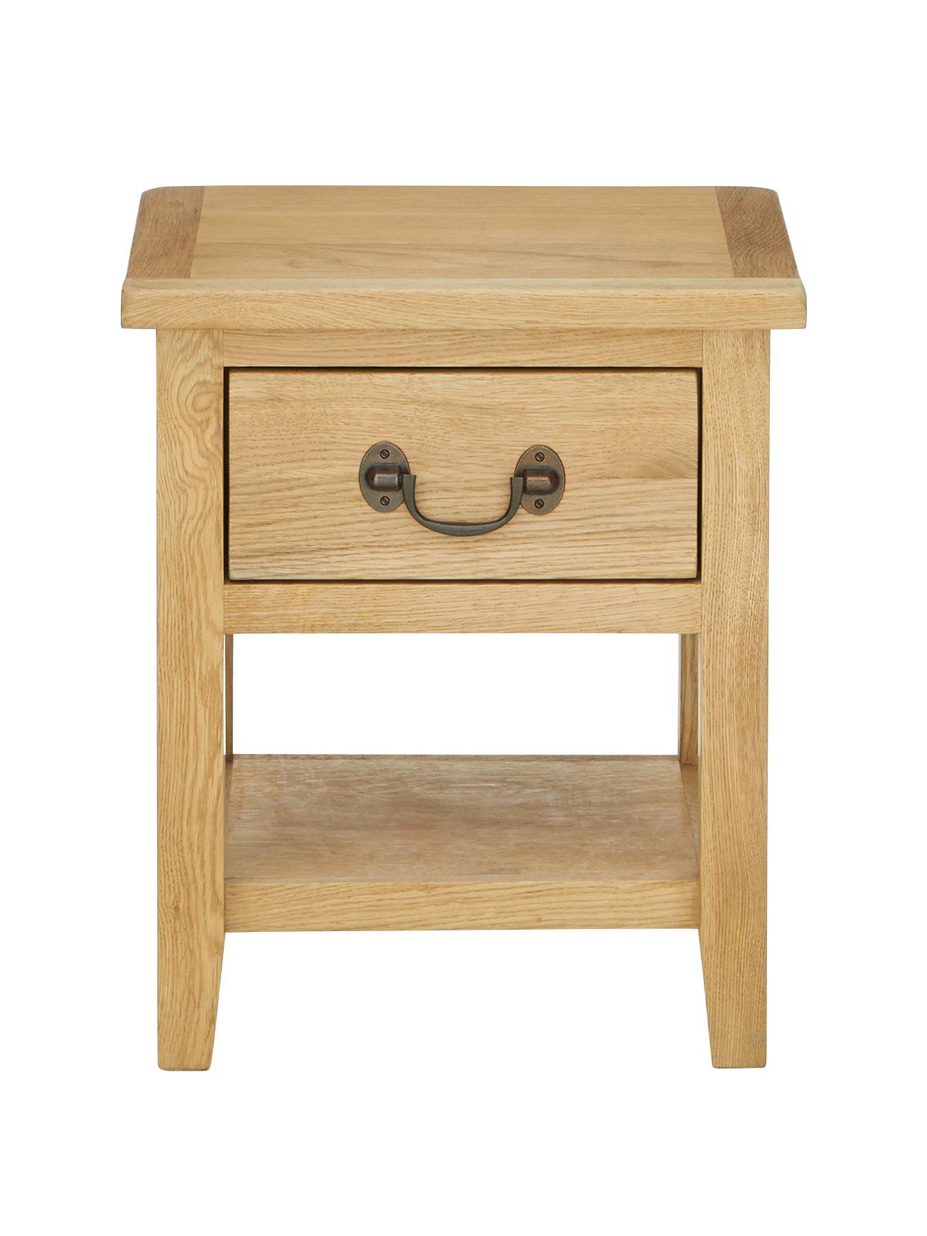 Luxe Collection London Oak Lamp Table Very Co Uk
