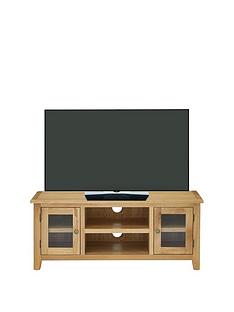 Luxe Collection - London Oak Ready Assembled TV Unit - fits up to 50 inch TV